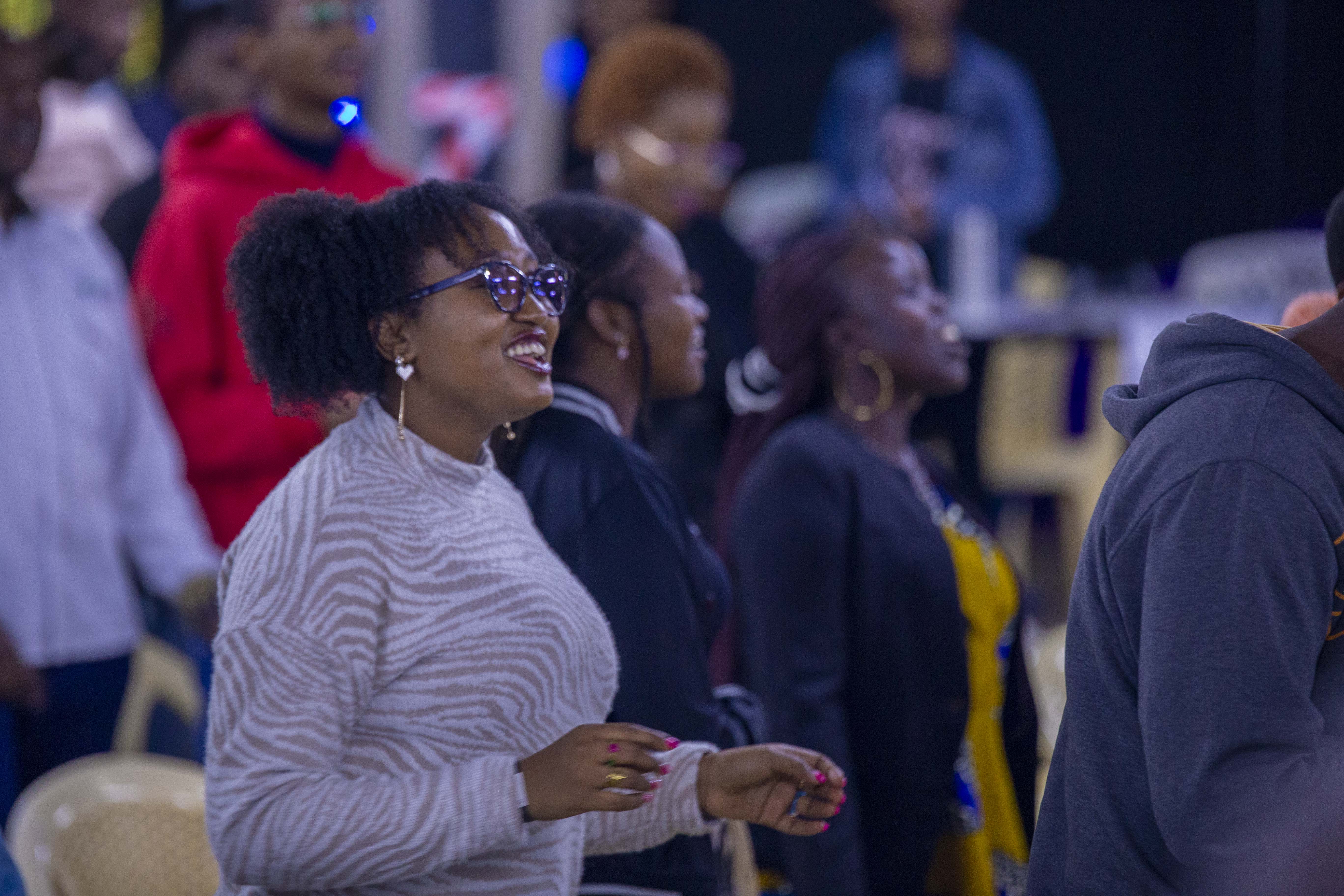 Pastoral ministry moment during service
