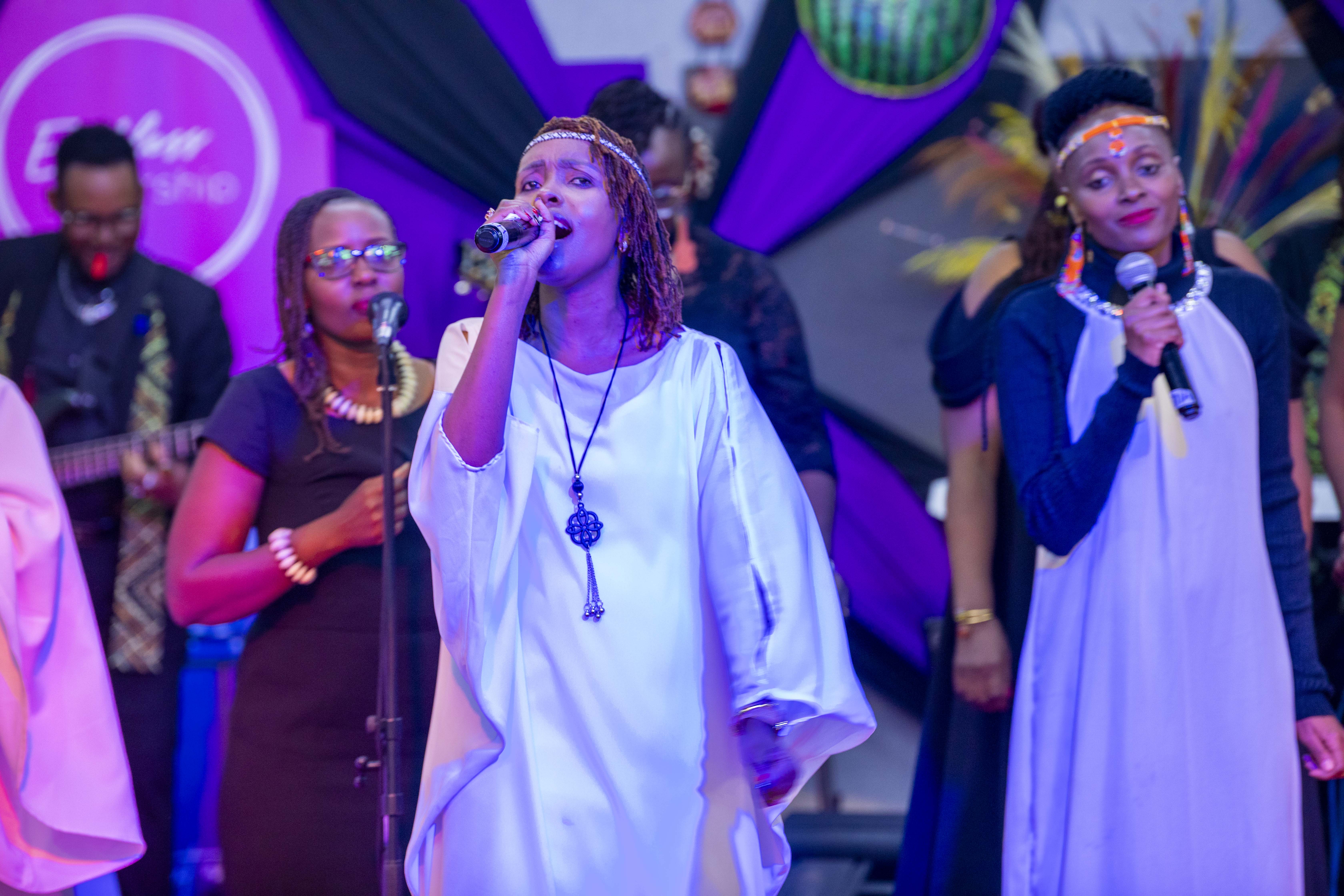 Believers worshipping together
